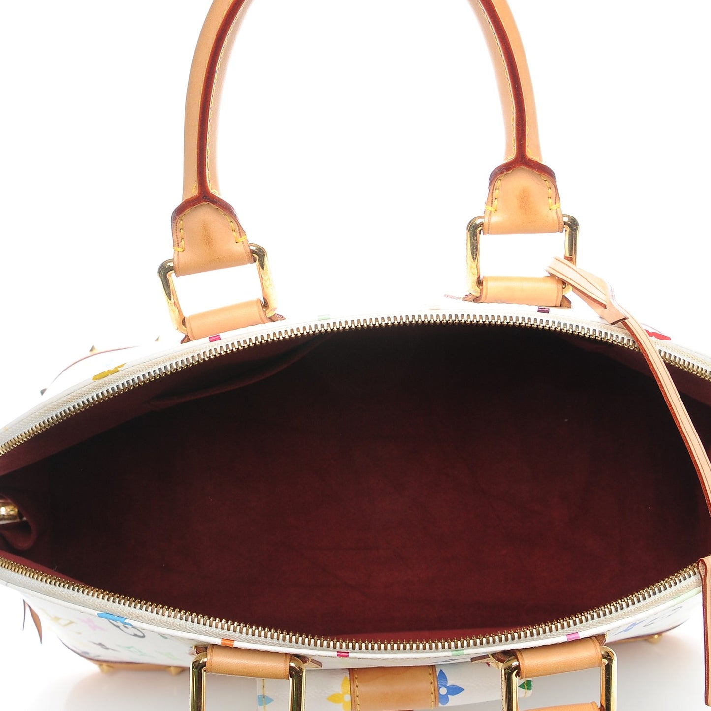 Monogram Multicolor Alma GM White