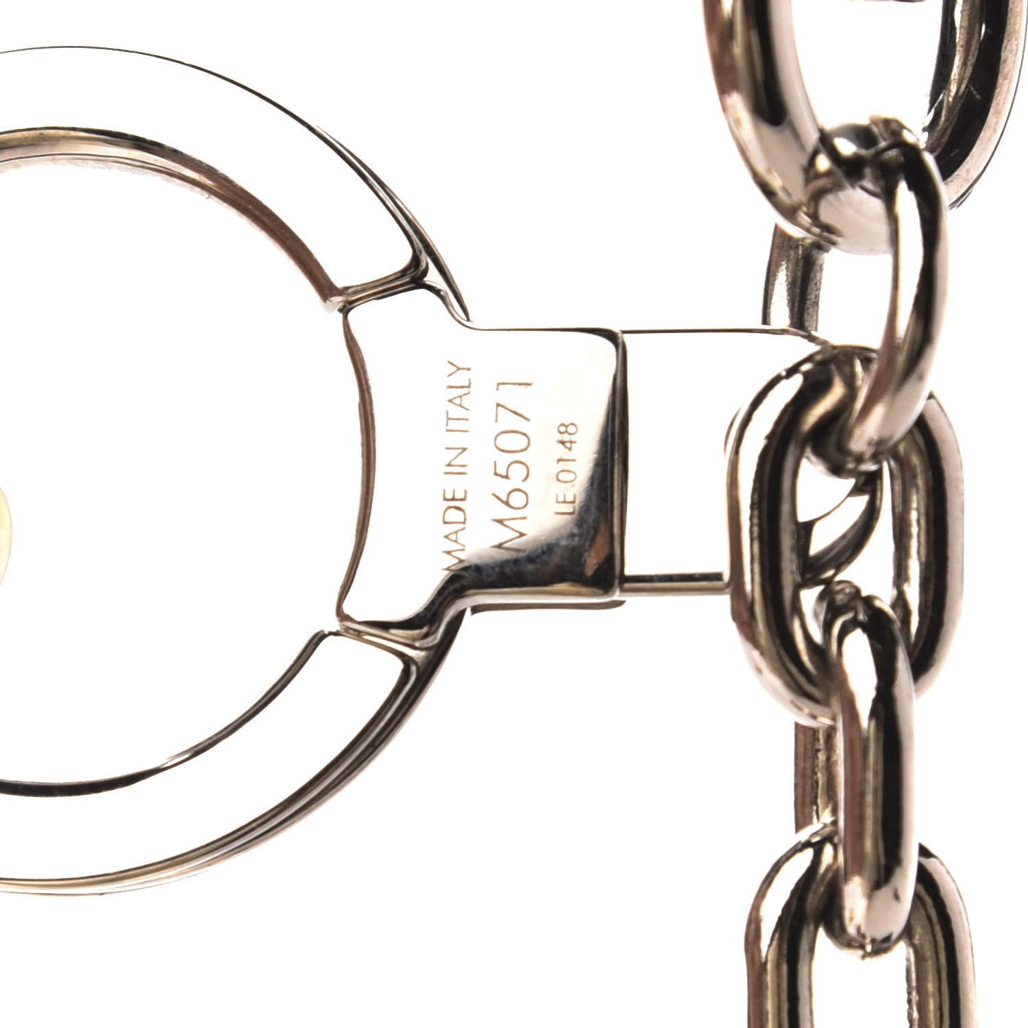 Louis Vuitton LV Initials Key Holder Silver 4 of 4