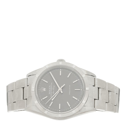 Rolex Stainless Steel 34mm Oyster Perpetual Air-King Precision Watch Grey 14010 2 of 4