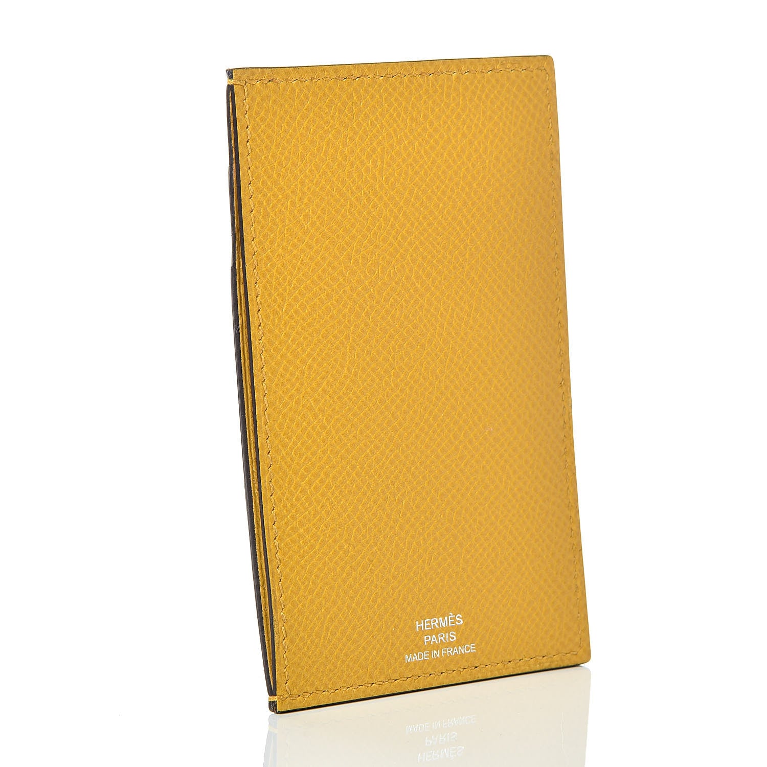 Hermes Epsom Evercolor Les Petits Chevaux Card Holder Ambre Brique Rouge H Rose Ete 3 of 8