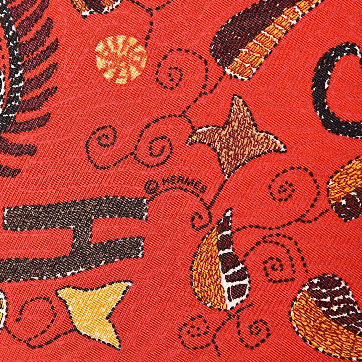 Silk Carre Kantha Scarf 90