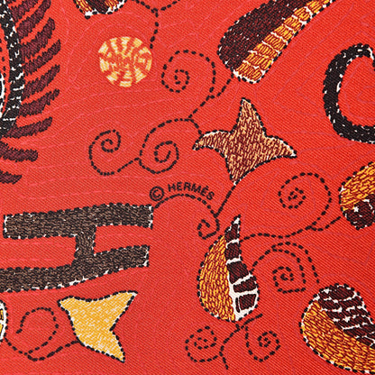 Hermes Silk Carre Kantha Scarf 90 5 of 6