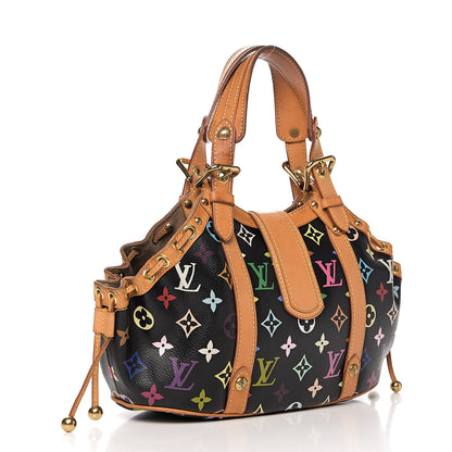 Louis Vuitton Monogram Multicolor Theda GM Black 2 of 14