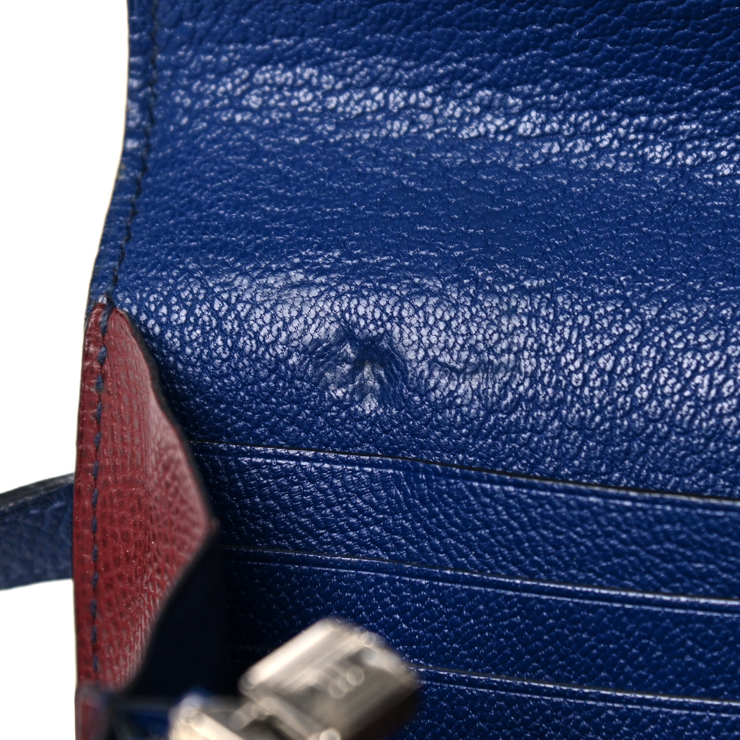 Hermes Epsom Flag Kelly Longue Wallet Bleu Saphir 11 of 18