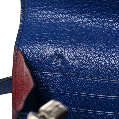 Hermes Epsom Flag Kelly Longue Wallet Bleu Saphir 11 of 18