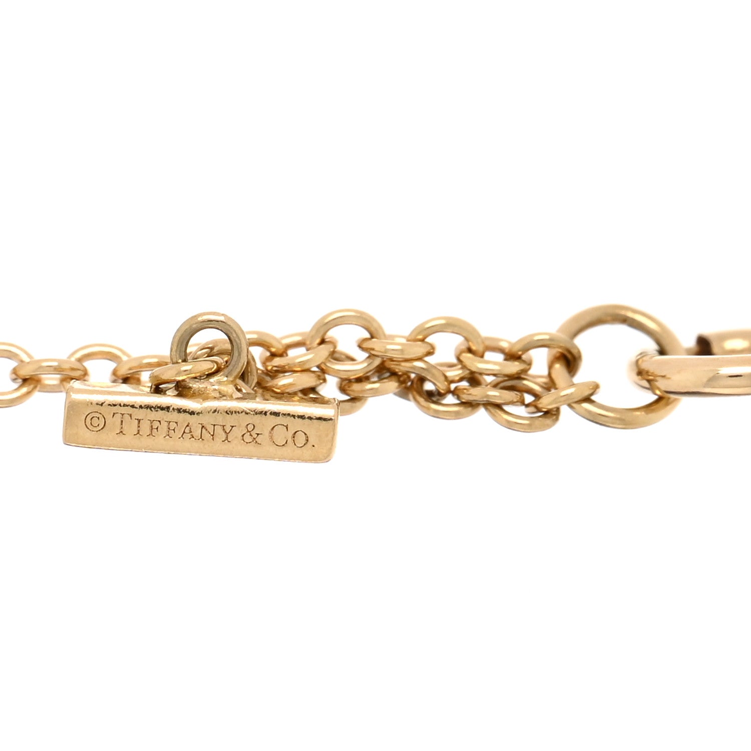 Tiffany 18K Yellow Gold T Smile Bracelet 3 of 4