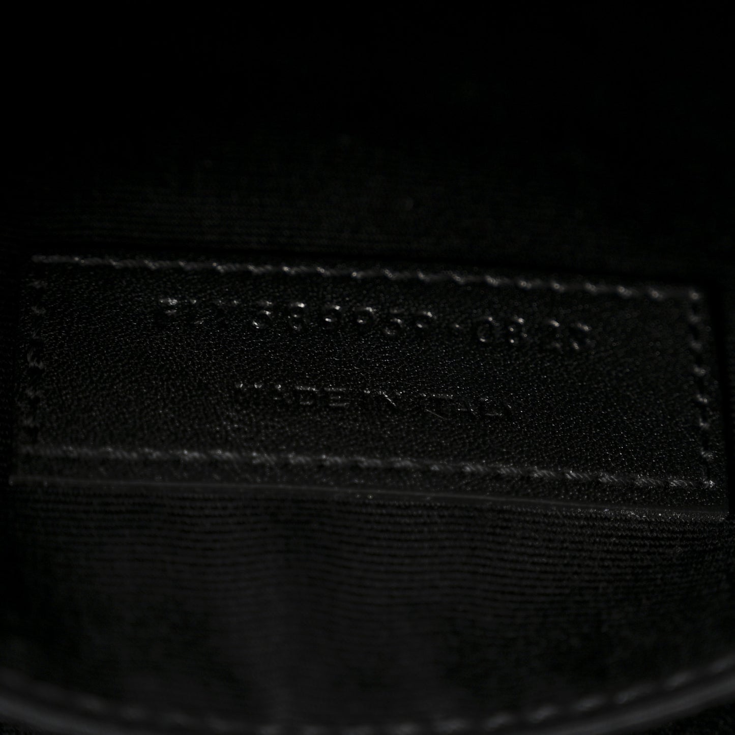 Grain De Poudre Monogram Belt Bag Black