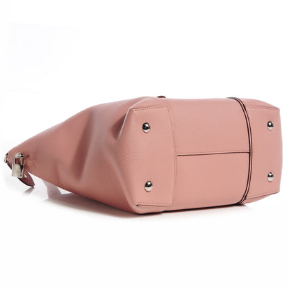 Louis Vuitton Veau Cachemire Soft Lockit MM Magnolia 4 of 9