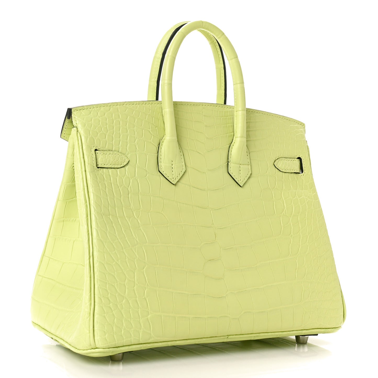 Matte Alligator Birkin 25 Jaune Bourgeon