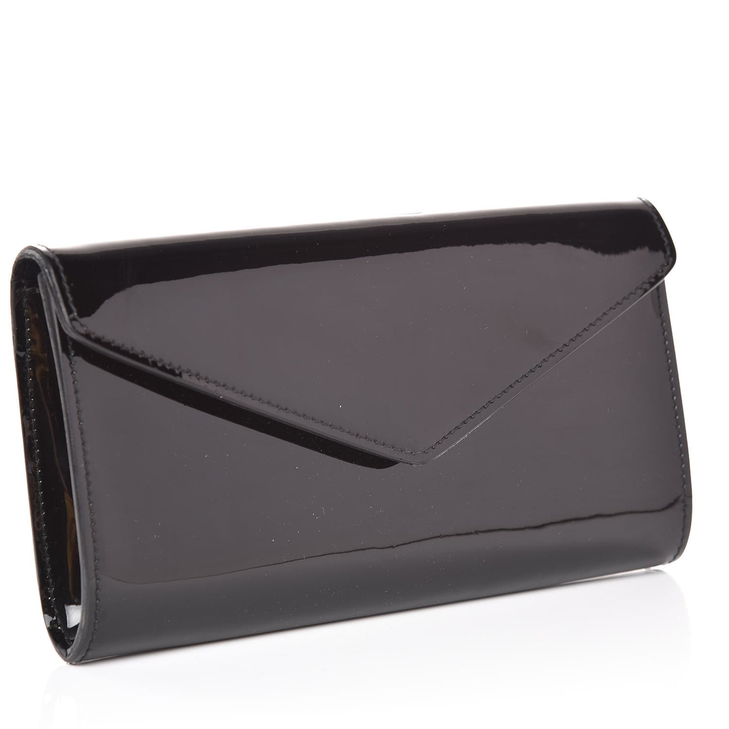 Patent Y-Mail Clutch Black