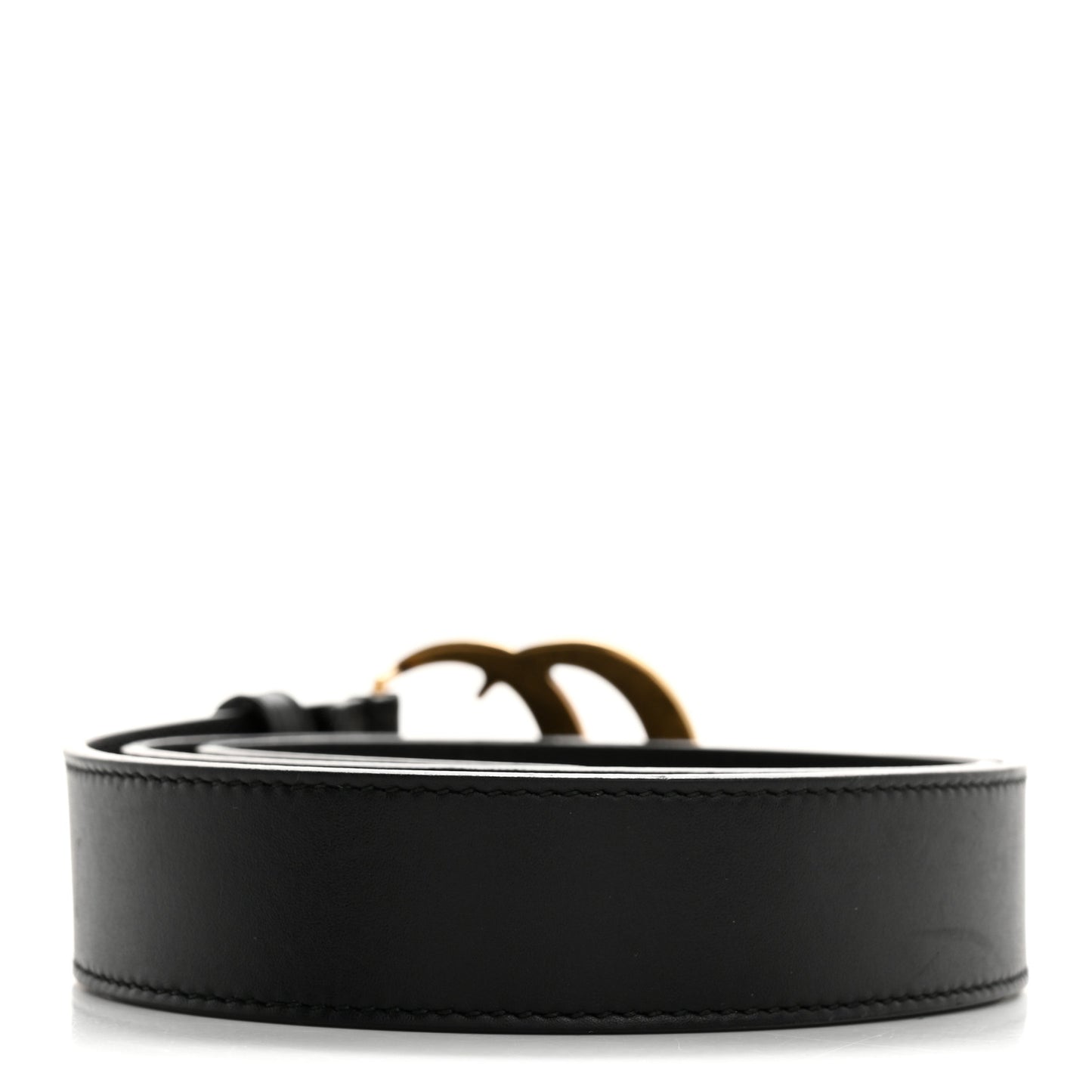 Calfskin Double G 30mm Belt 80 32 Black