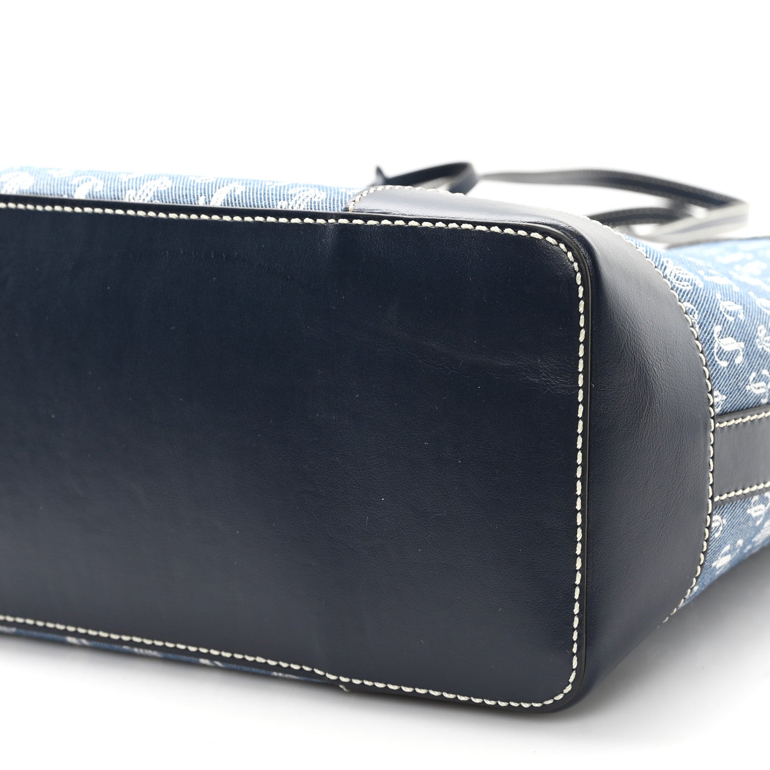 Jimmy Choo Denim Calfskin JC Monogram Nine2Five East West Tote Denim 9 of 9