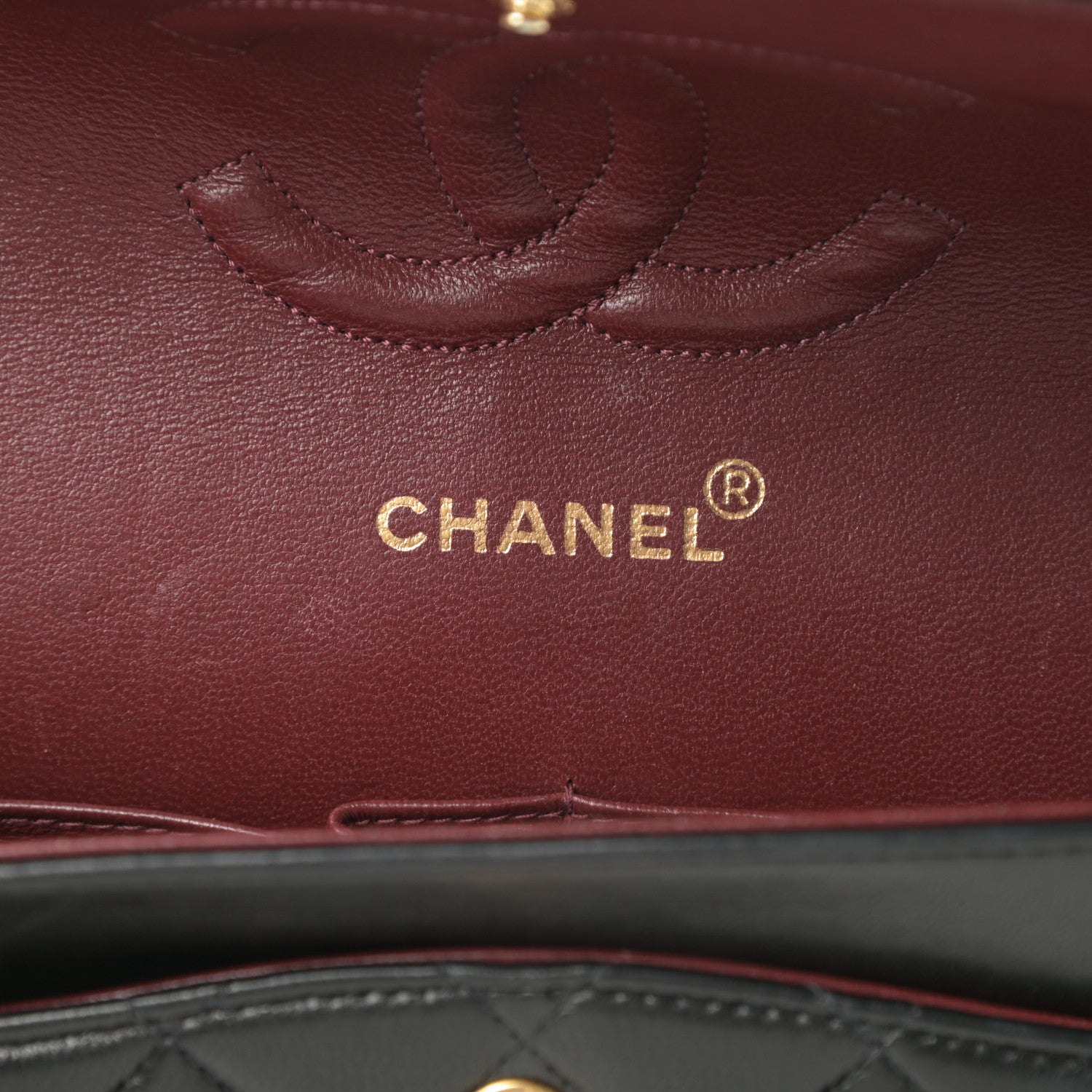 Chanel Lambskin Quilted Medium Double Flap Black 6 of 20