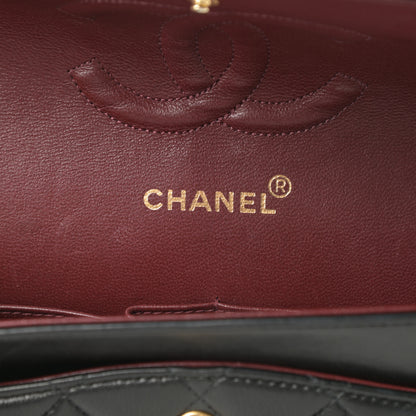 Chanel Lambskin Quilted Medium Double Flap Black 6 of 20
