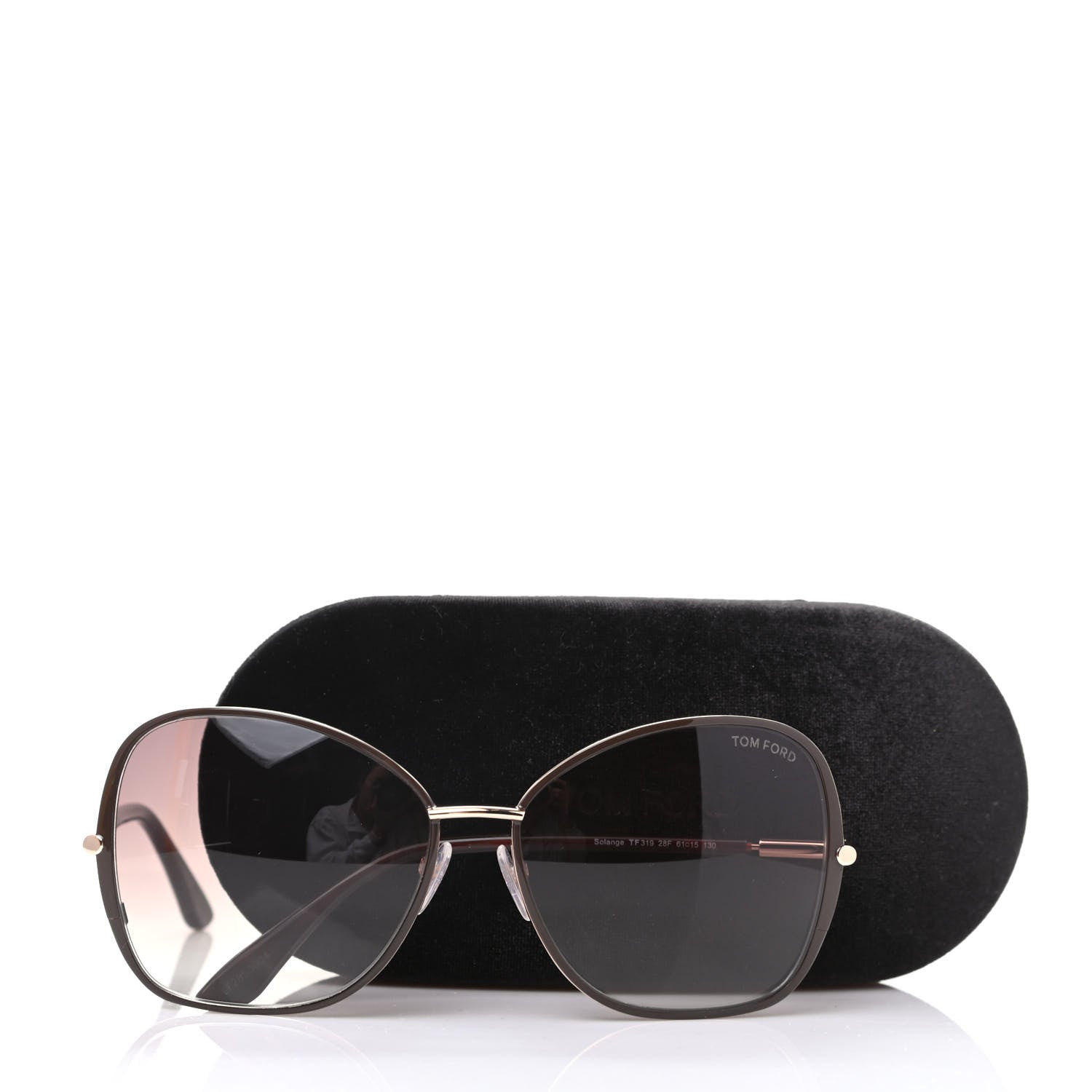 Tom Ford Solange TF319 Sunglasses Brown 8 of 8