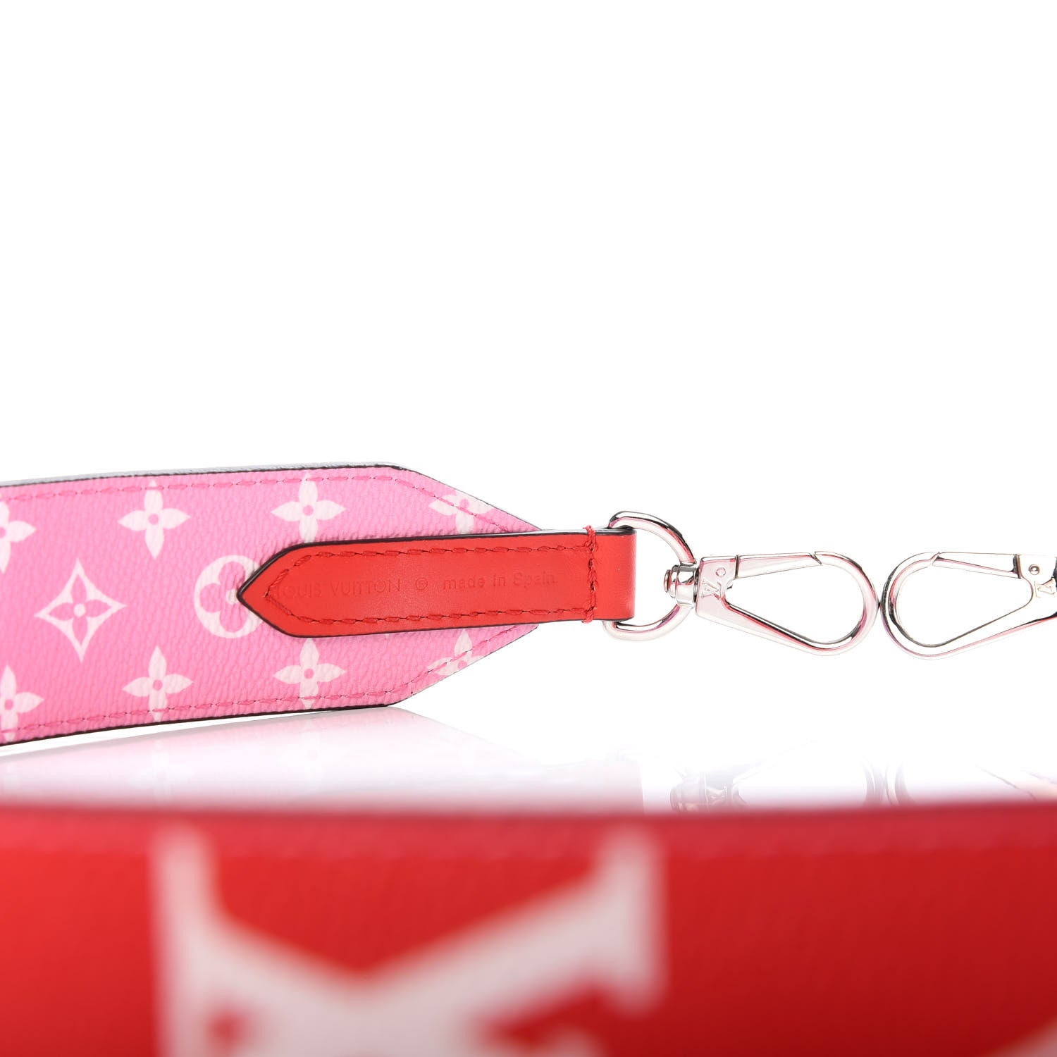 Louis Vuitton Monogram Escale Bandouliere Shoulder Strap Rouge 3 of 4