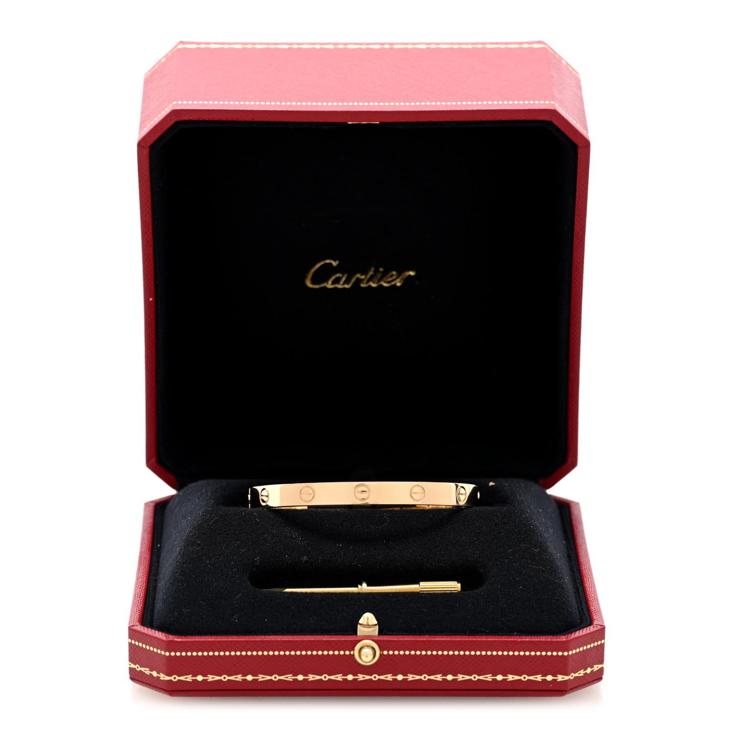 18K Yellow Gold LOVE Bracelet 17