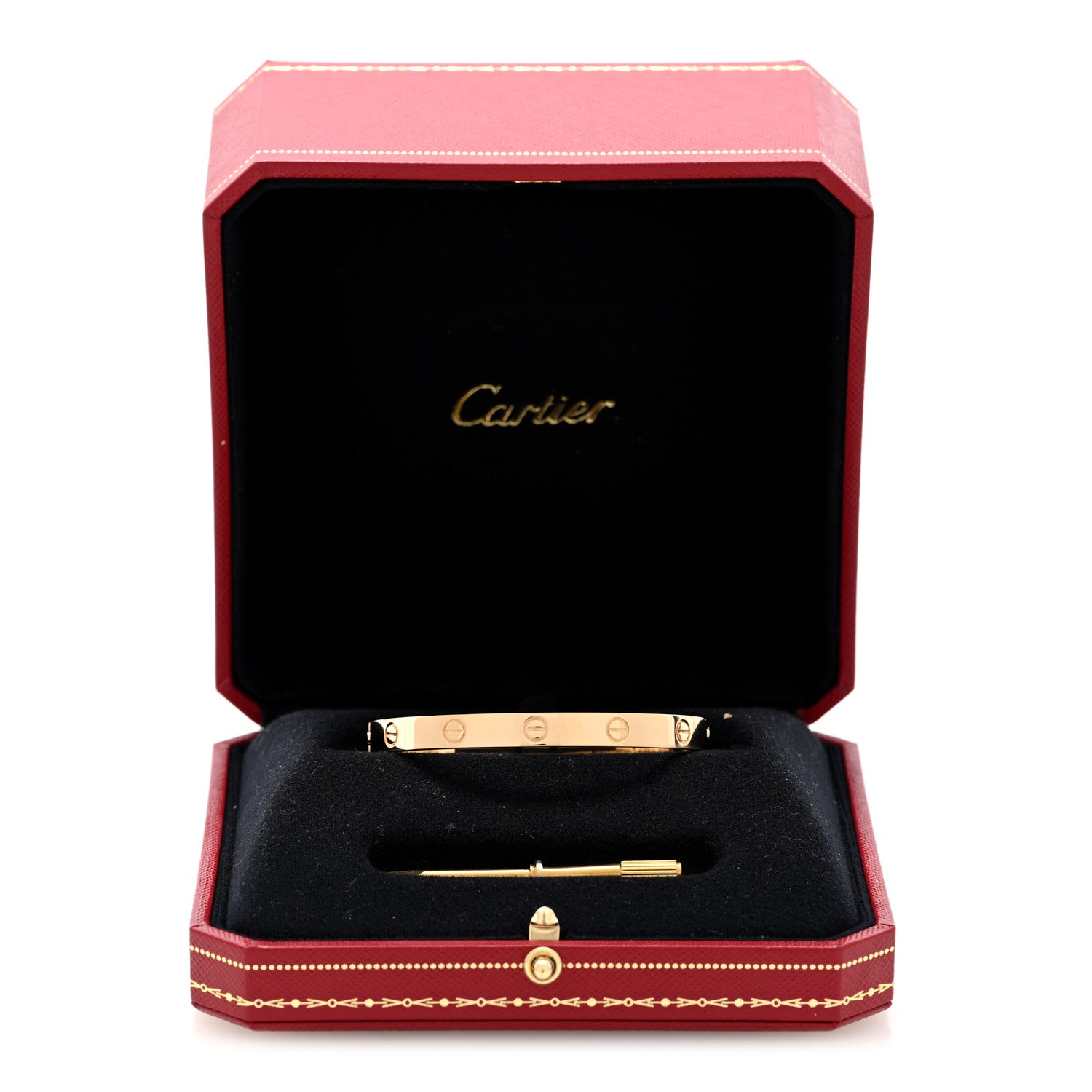 Cartier 18K Yellow Gold LOVE Bracelet 17 7 of 7