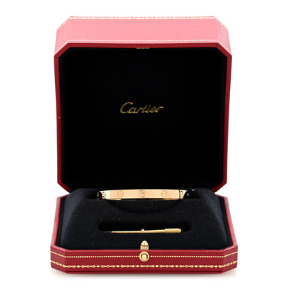 Cartier 18K Yellow Gold LOVE Bracelet 17 7 of 7