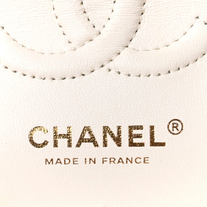 Chanel Caviar Quilted Small Double Flap White 6 of 10