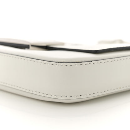 Fendi X MARC JACOBS Nappa Logo Phone Baguette White Black 10 of 10
