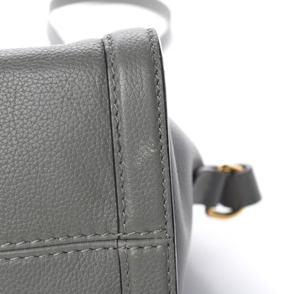 Alexander McQueen Pebbled Calfskin Small Skull Padlock Zip Around Tote Dark Grey 18 of 21