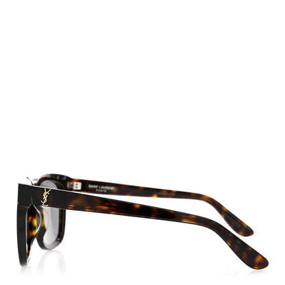 Saint Laurent Oversize Square Acetate SLM24K Sunglasses Tortoise 3 of 7