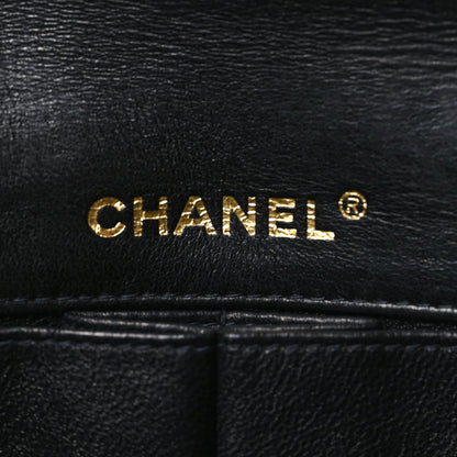 Chanel Lambskin East West Chocolate Bar Flap Black 6 of 9