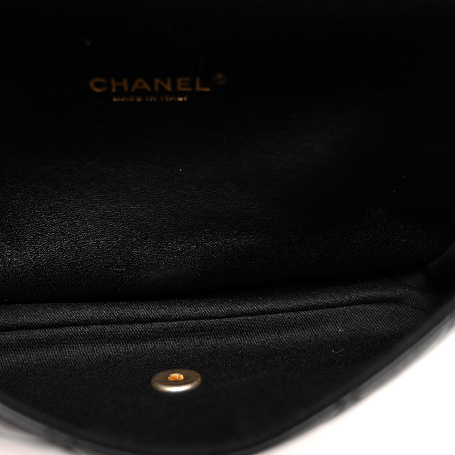 Chanel Lambskin Shearling CC Muff Flap Bag Black 5 of 13