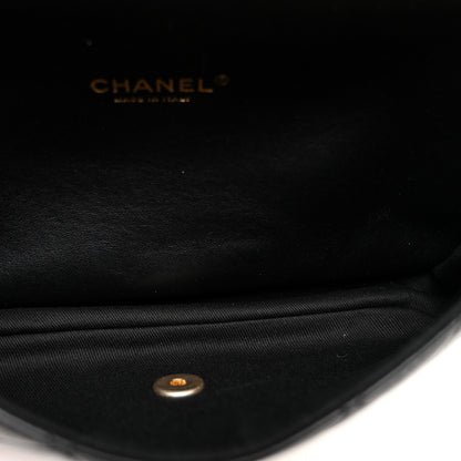 Chanel Lambskin Shearling CC Muff Flap Bag Black 5 of 13