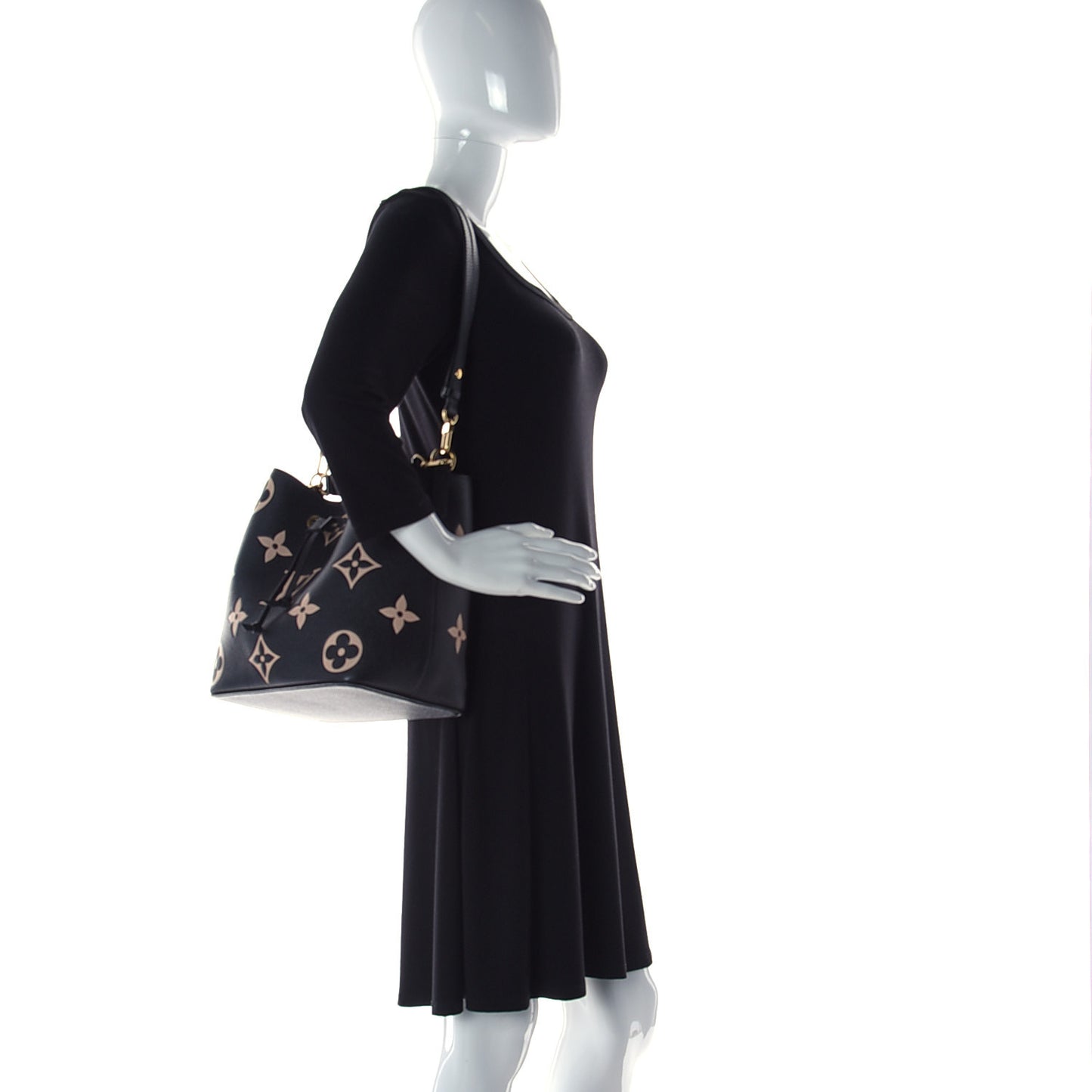 Empreinte Monogram Giant Neonoe MM Black Beige