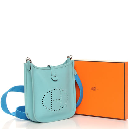 Hermes Epsom Amazone Evelyne TPM Bleu Atoll Bleu Zanzibar 8 of 8