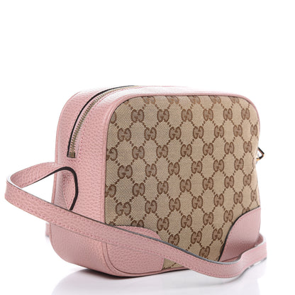 Gucci Monogram Mini Bree Messenger Bag Beige Soft Pink 3 of 9