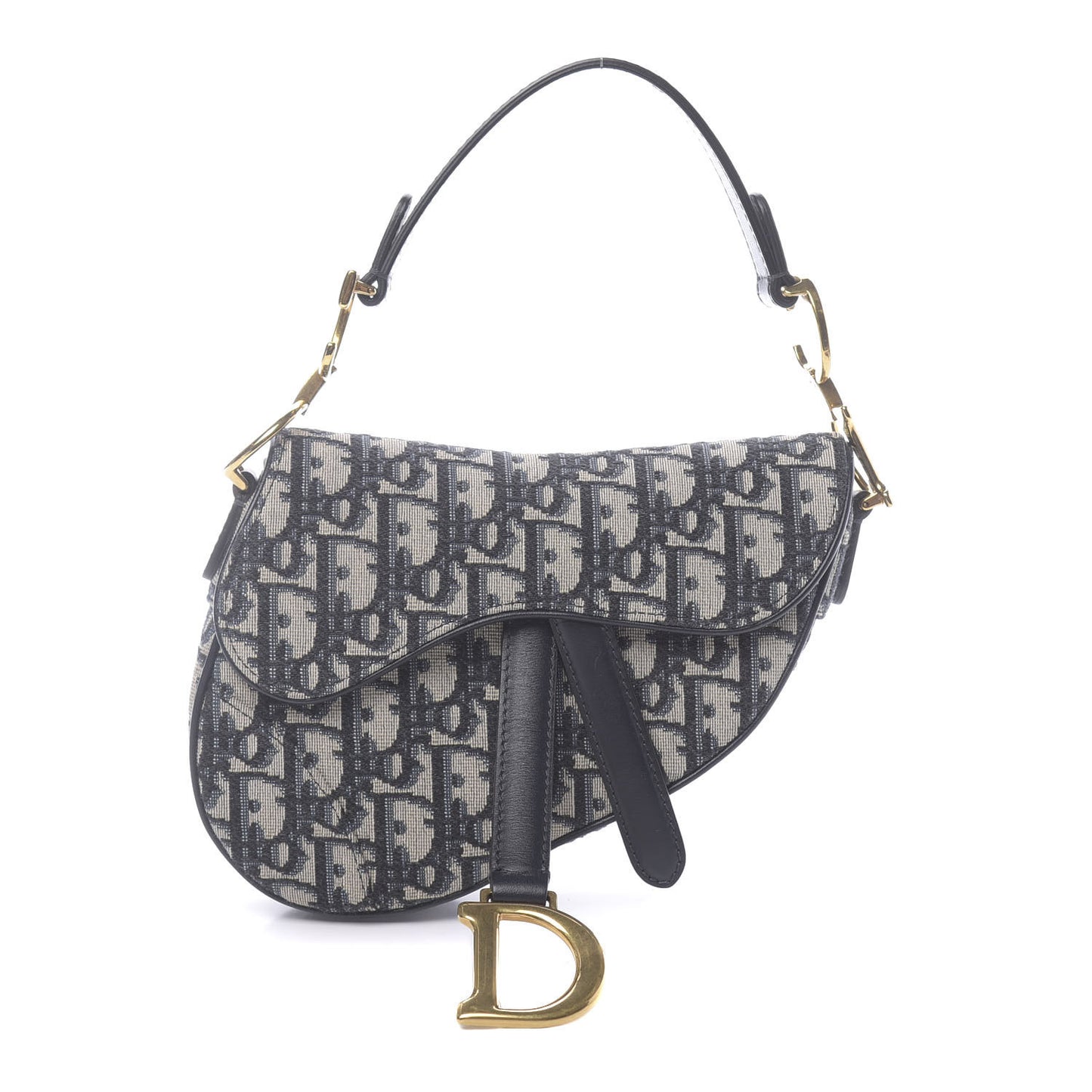 Oblique Mini Saddle Bag Blue