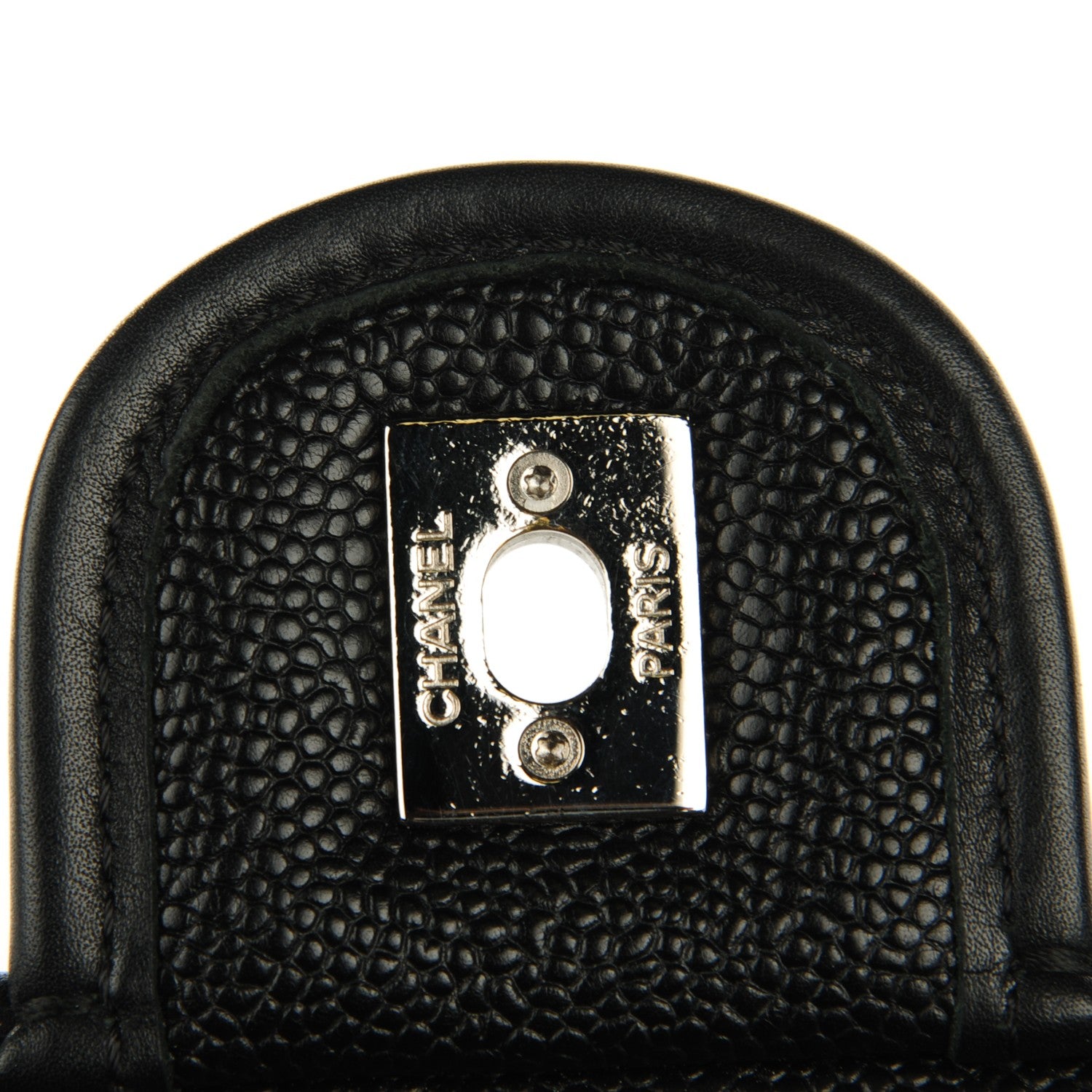 Chanel Caviar Quilted Medium French Riviera Flap Black 6 of 10