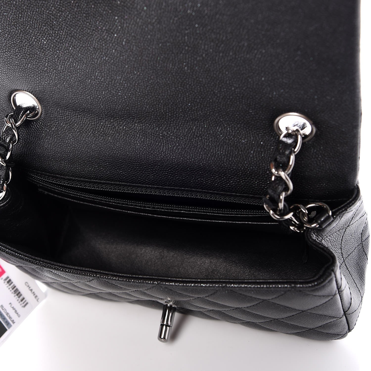 Chanel Iridescent Caviar Quilted Mini Rectangular Flap Black 5 of 7