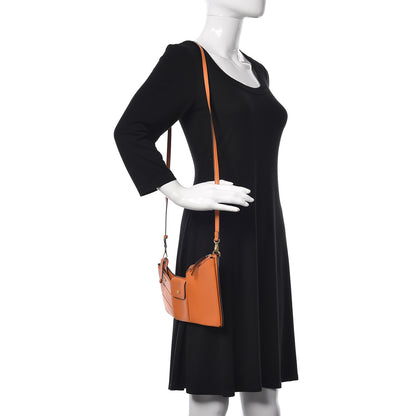 Fendi Vitello Grace Matte 3 Pocket Mini Crossbody Bag Aranciata 2 of 10