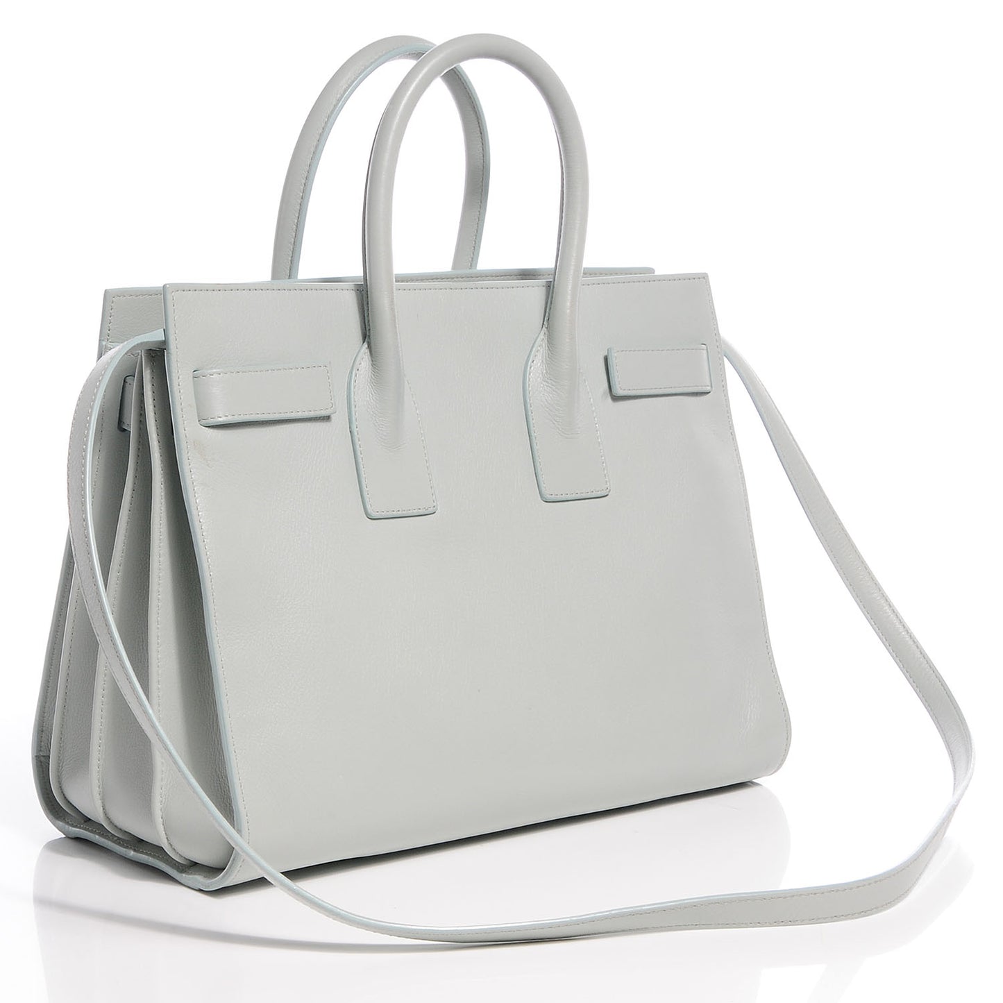 Grained Calfskin Small Sac De Jour Powder Blue