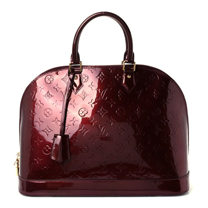 Louis Vuitton Vernis Alma MM Rouge Fauviste 1 of 12