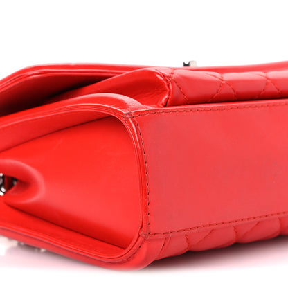 Chanel Lambskin Quilted Small Geometric Flap Red 10 of 12