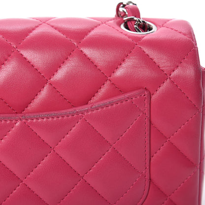 Chanel Lambskin Quilted Mini Rectangular Flap Fuchsia 10 of 19