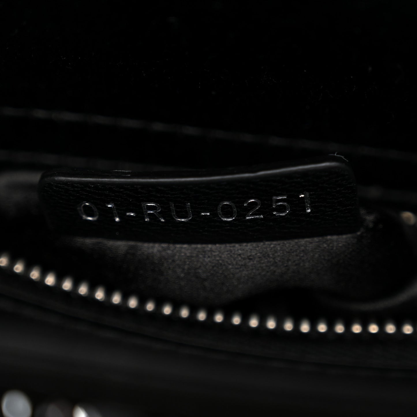 Satin Crystal Cannage Mini Lady Dior Black