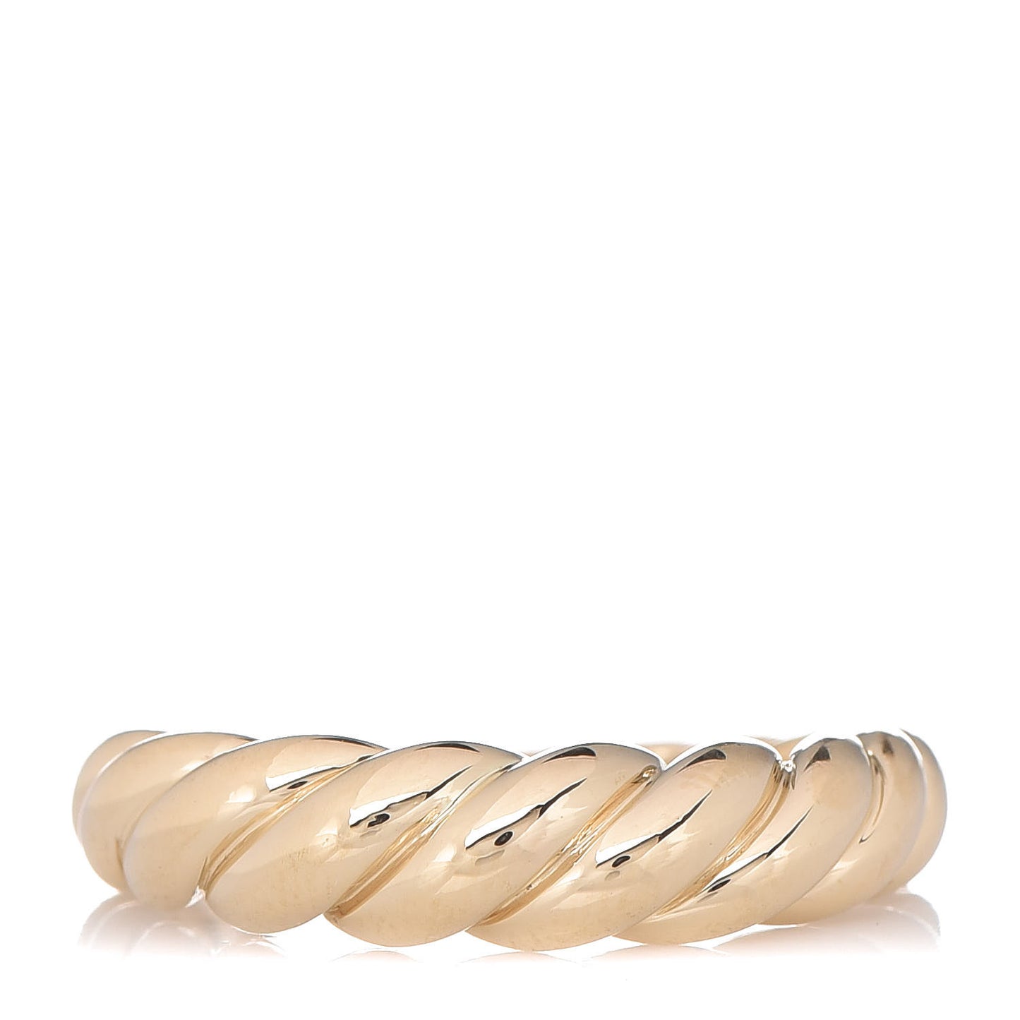 18K Yellow Gold Pure Form Stack Ring 54 7