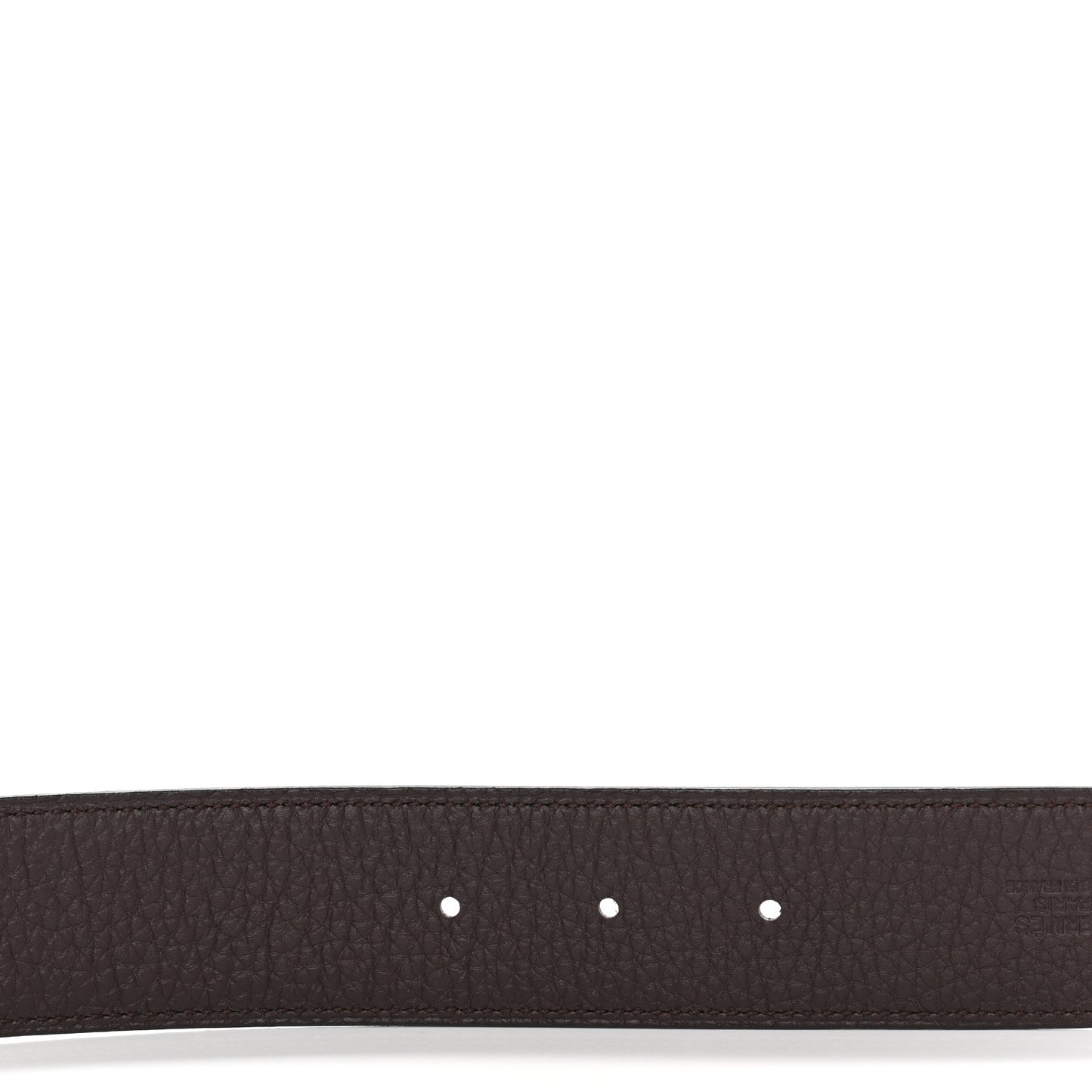 Togo Swift 32mm H d'Ancre Belt 115 46 Chocolate Black