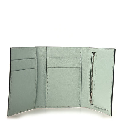 Hermes Chevre Mysore Tri-Fold Compact Bearn Wallet Vert Peppermint 5 of 9