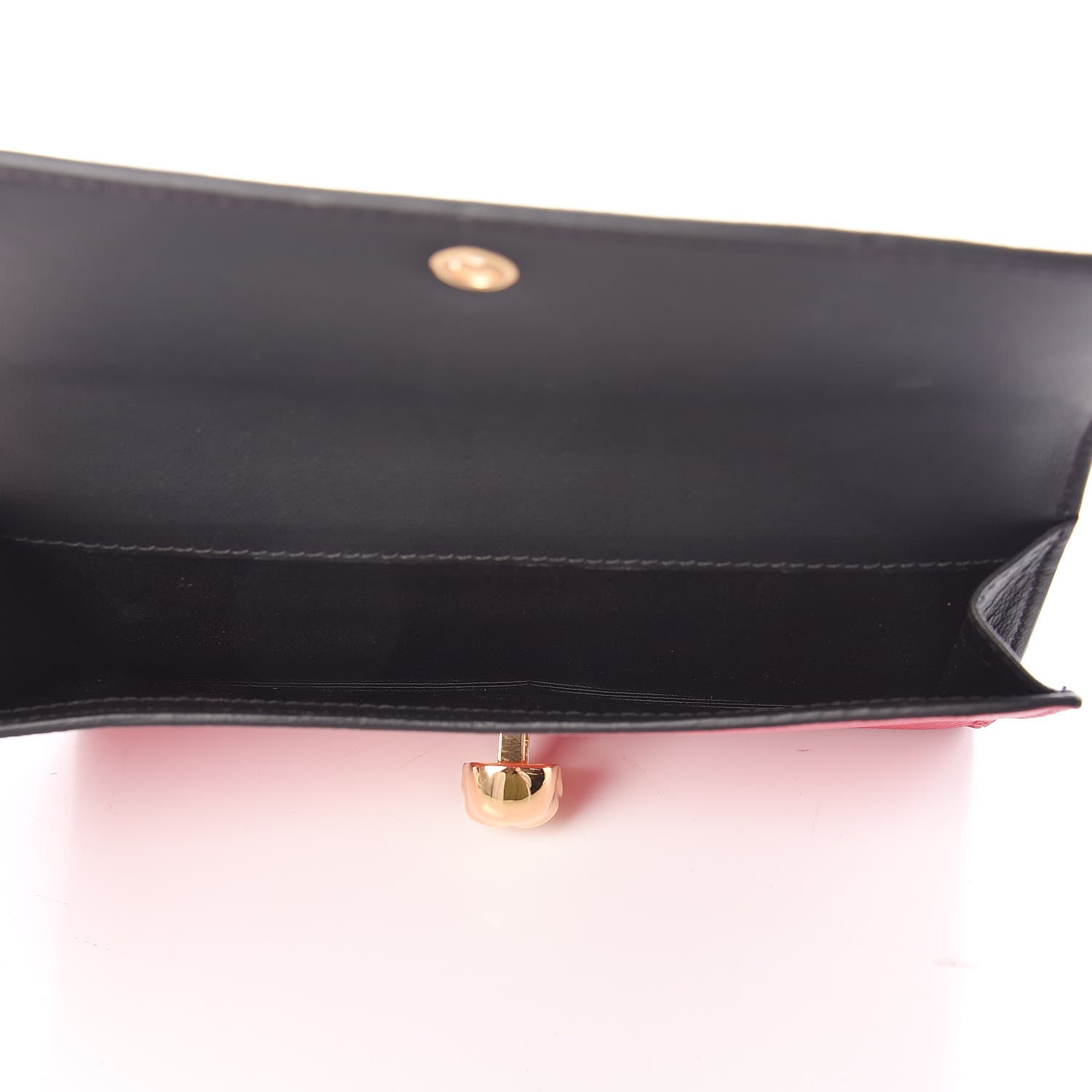 Alexander McQueen Calfskin Skull Continental Wallet Pink 5 of 9