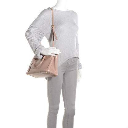 Prada Saffiano Lux Small Double Zip Tote Cammeo 4 of 11