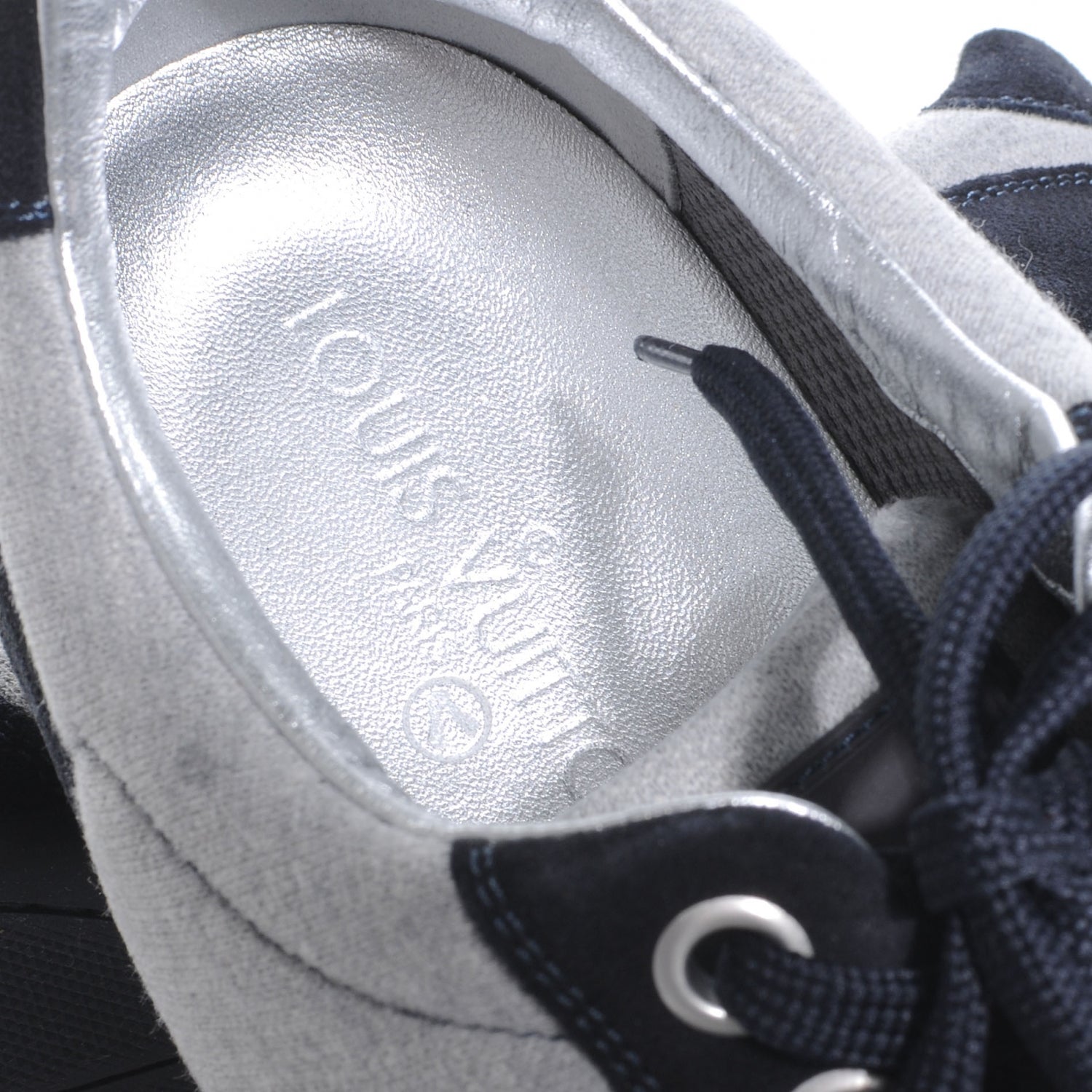 Louis Vuitton Suede Stardust Sneakers 5.5 Grey 6 of 6