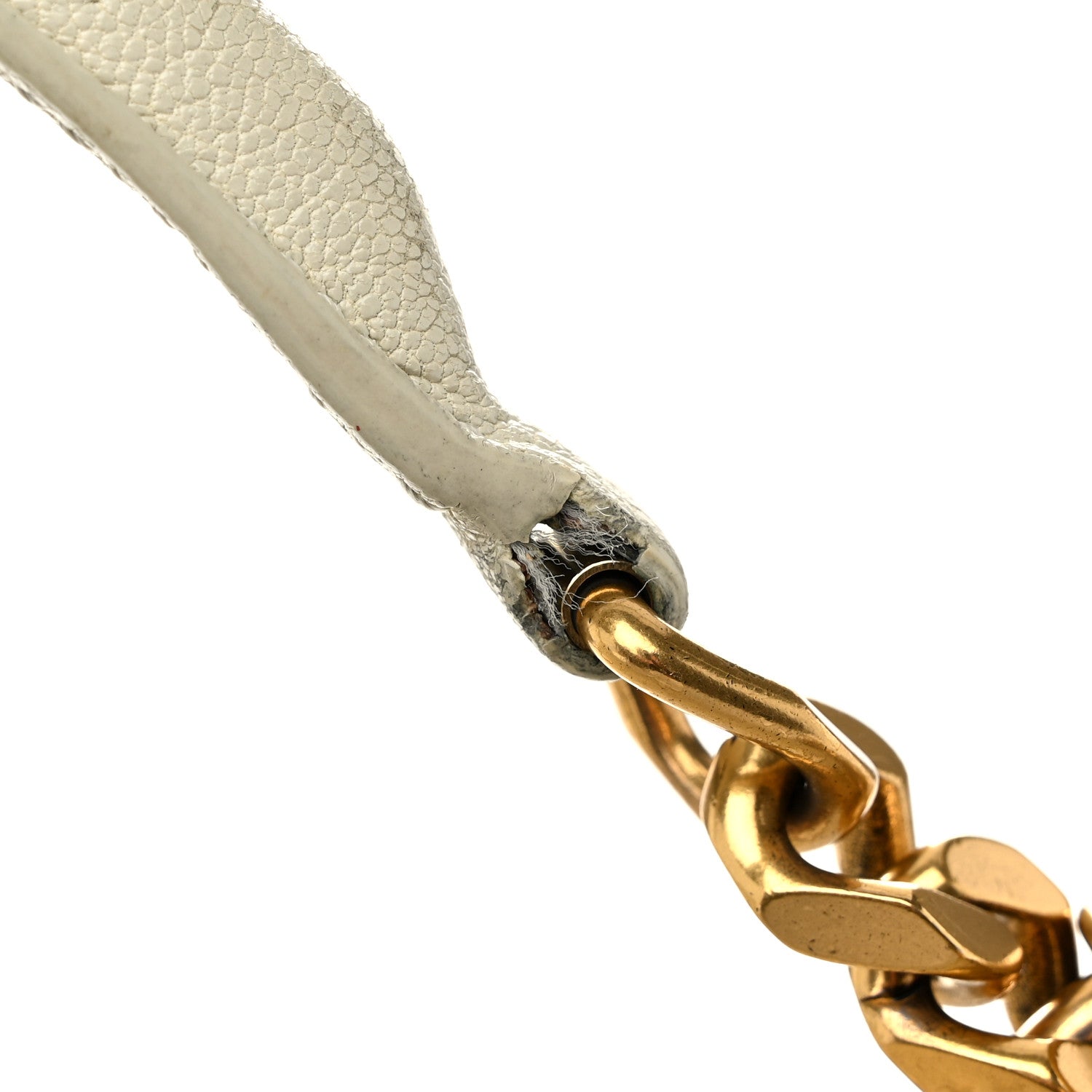 Saint Laurent Sheepskin Matelasse Chevron Monogram Large College Satchel Cream Soft 20 of 21