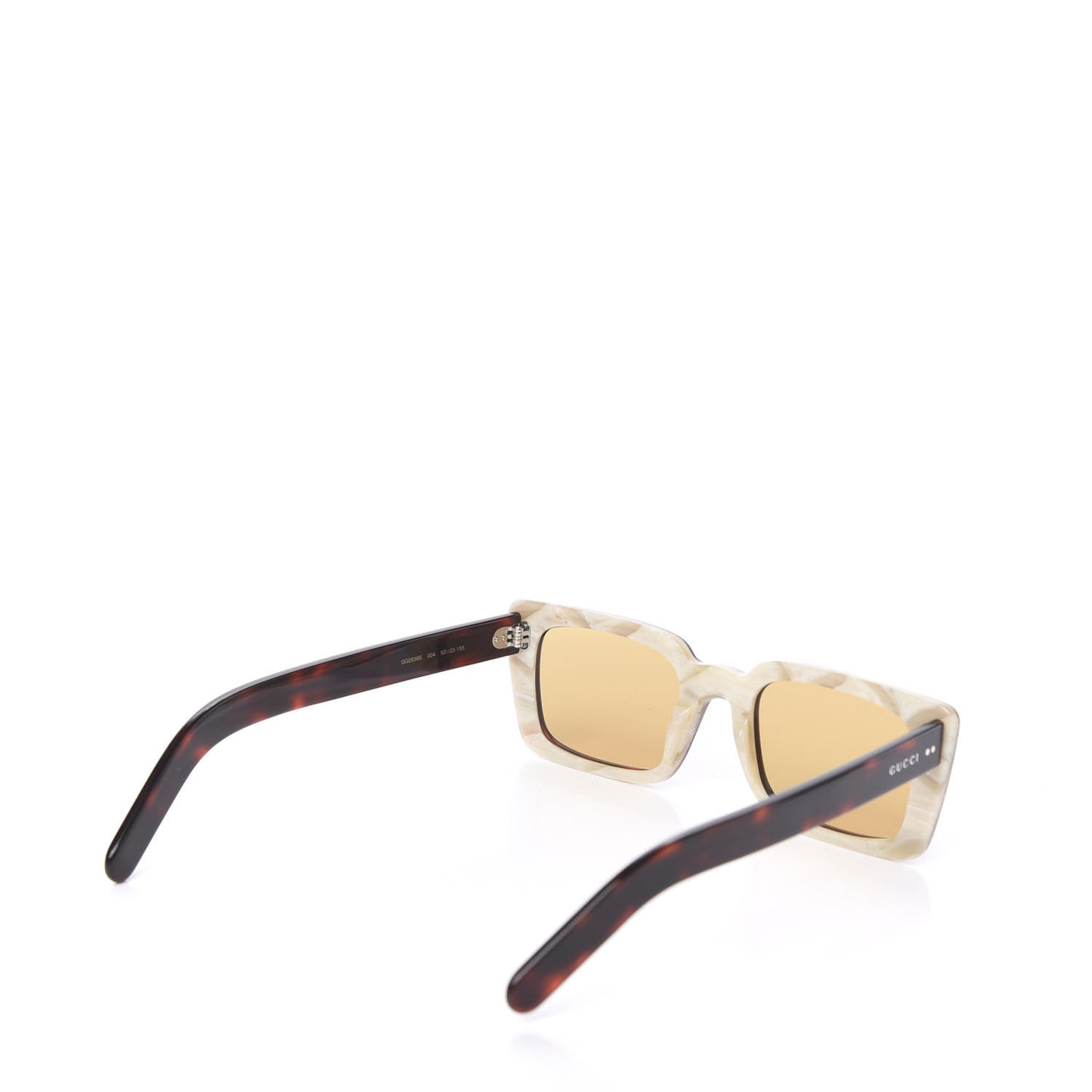 Acetate Rectangular Frame Sunglasses GG0539S Havana